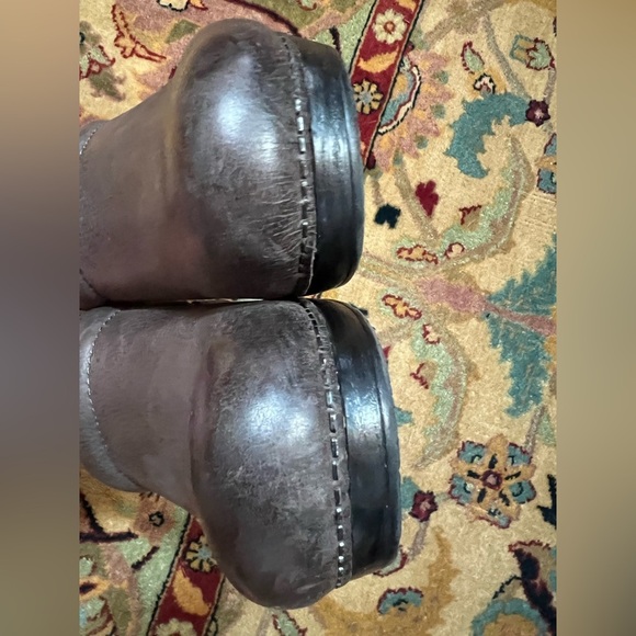 Dansko Brown/Gray Clogs - Picture 10 of 11